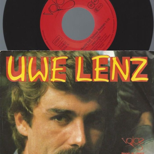 7" Uwe Lenz – Diese Nacht Hat Deinen Namen