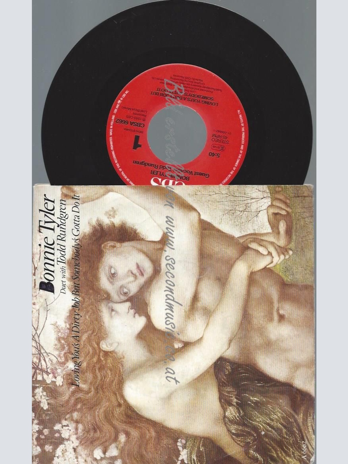 7"   Bonnie Tyler   Loving You's A Dirty Job But Somebody's Gotta Do It