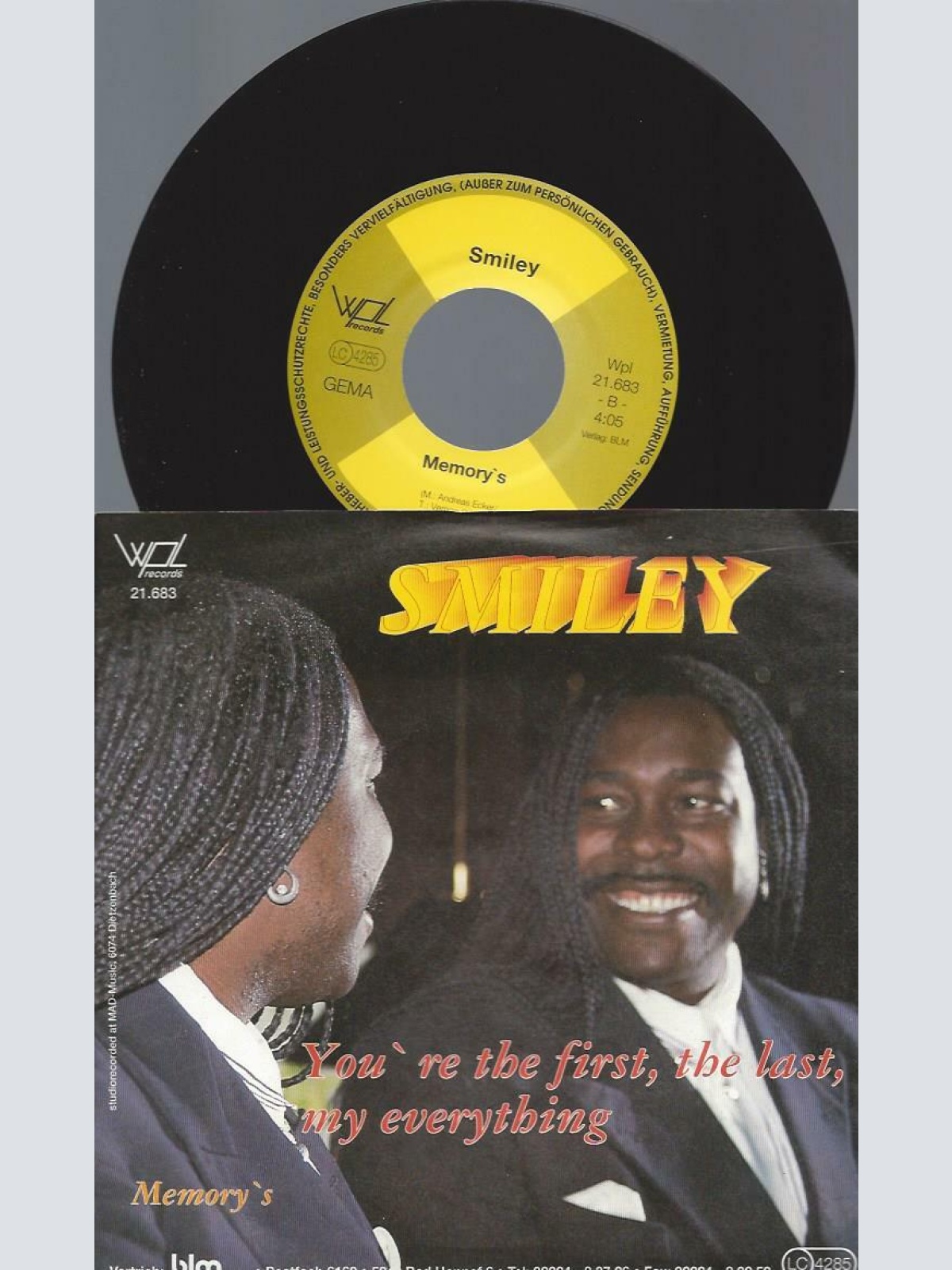 7" Smiley  – You're The First, The Last, My Everything