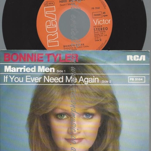7"   Bonnie Tyler  Married Men