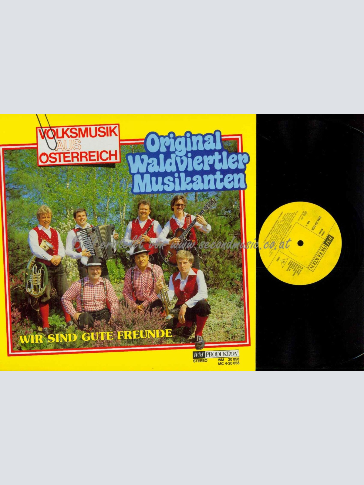 LP--Original Waldviertler Musikanten --Wir sind gute Freunden    /NM