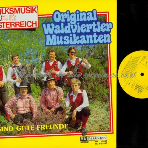 LP--Original Waldviertler Musikanten --Wir sind gute Freunden    /NM