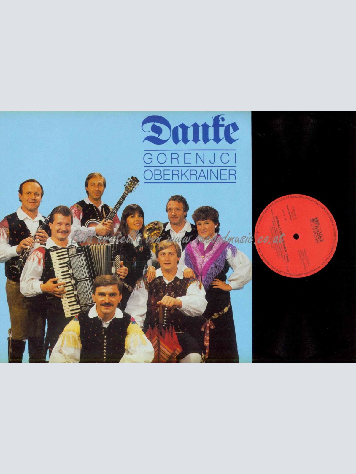 LP--Gorenjci Oberkrainer --Danke   /NM