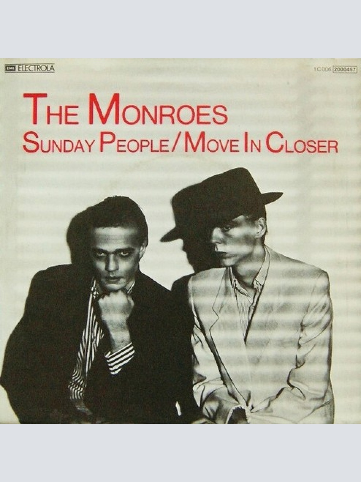 7", Single The Monroes - Sunday People / Move In Closer