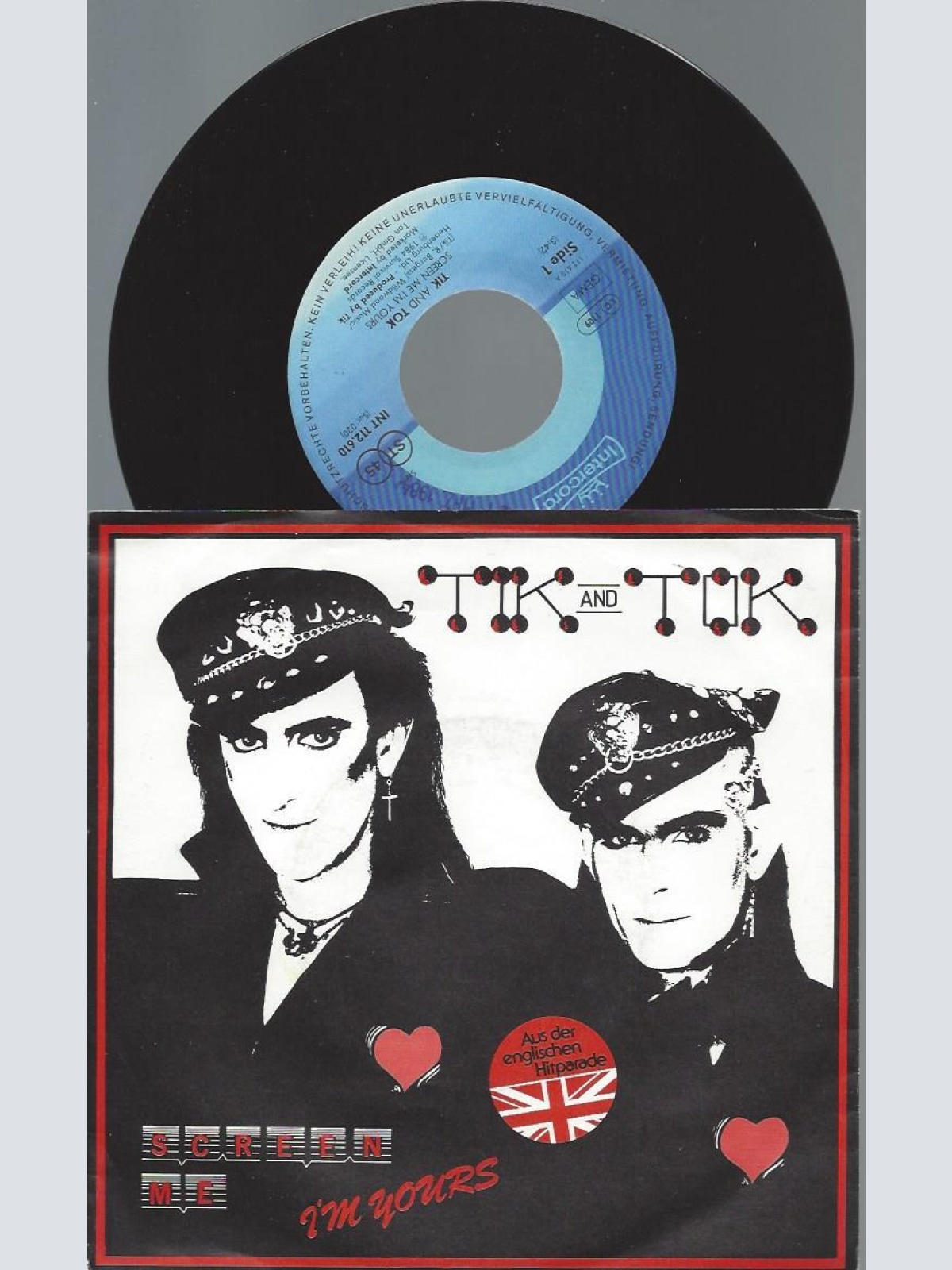 7"  Tik And Tok  Screen Me I'm Yours