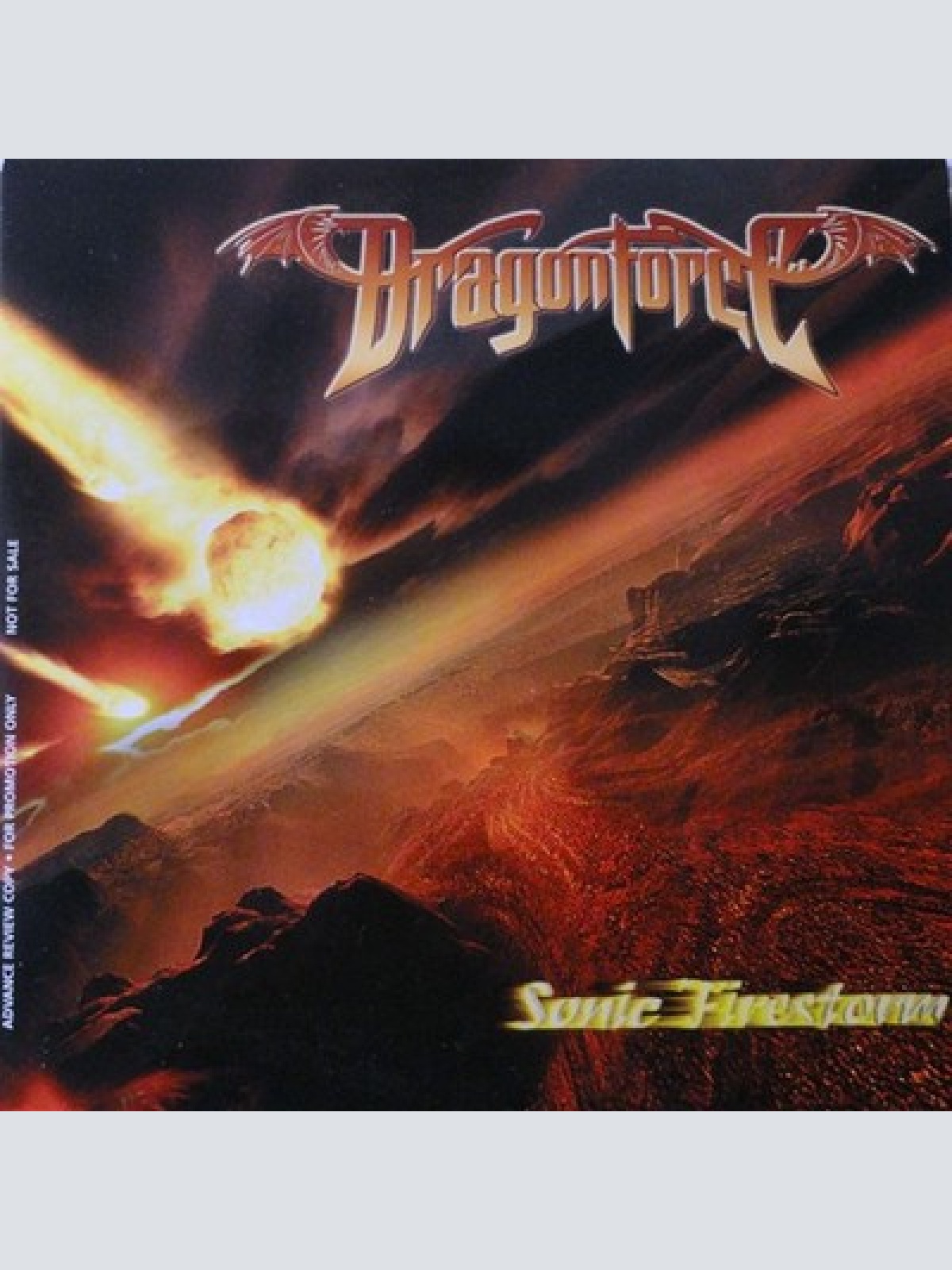 CD, Advance, Album, Promo Dragonforce - Sonic Firestorm