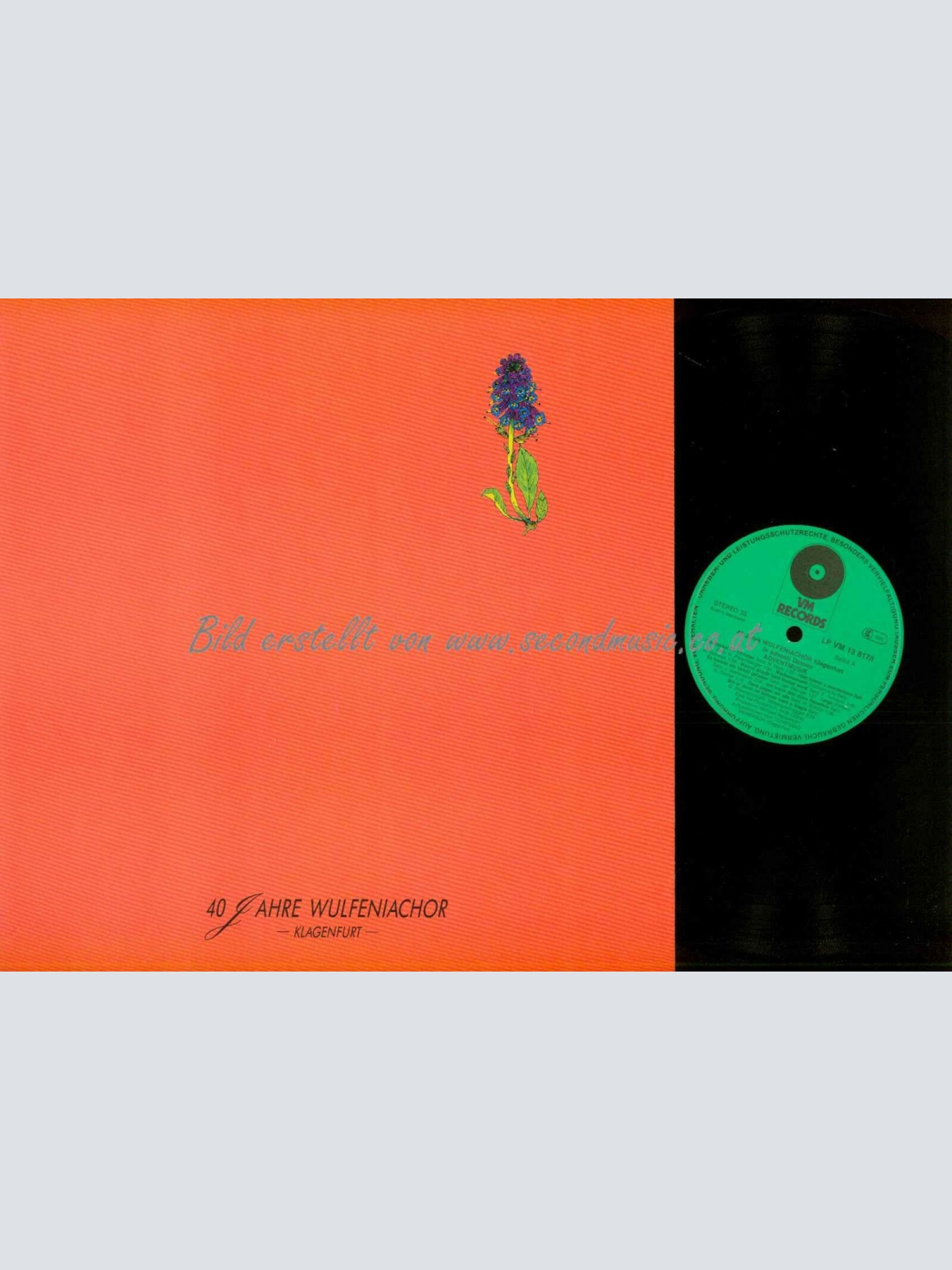 LP--Wulfeniachor Klagenfurt – 40 Jahre /  NM