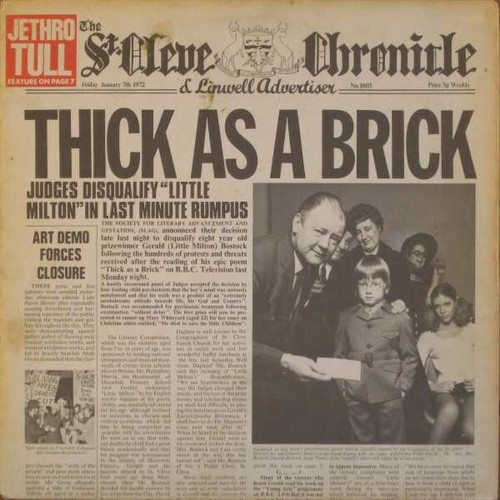 LP, Album Jethro Tull - Thick As A Brick