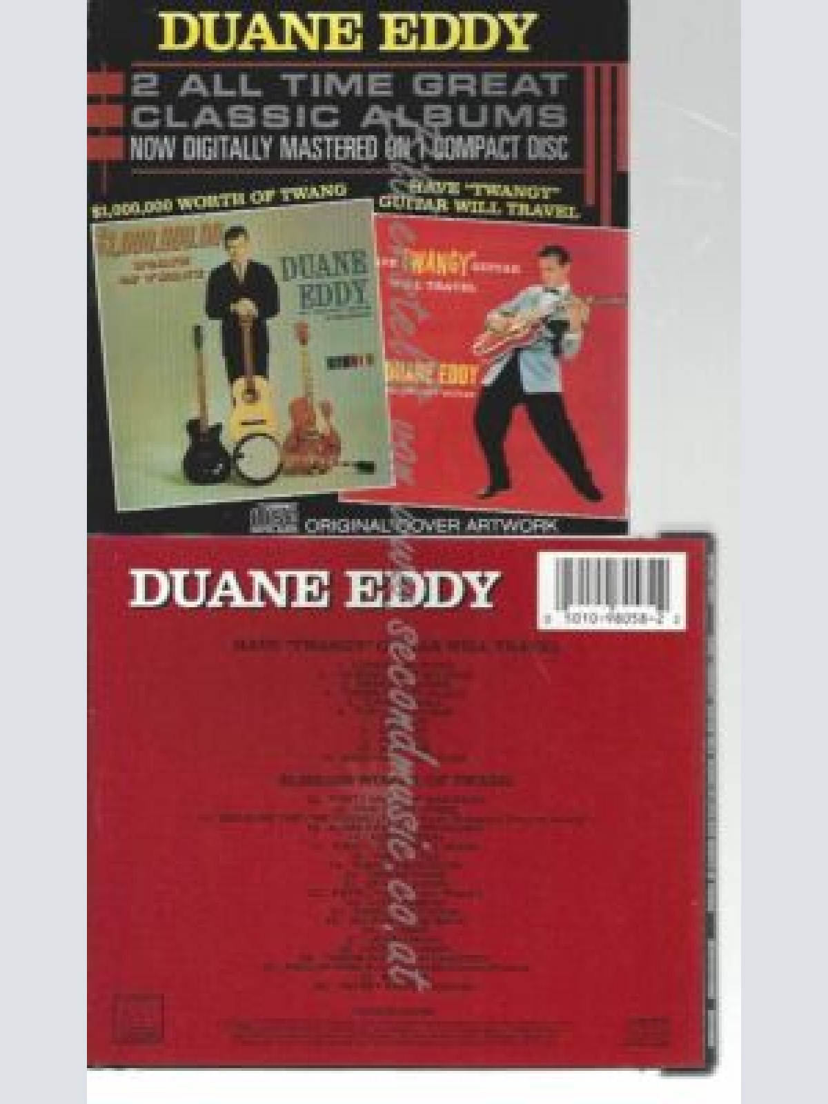 CD--$,, WORTH OF TWANG/ DUANE EDDY--HAVE "TWANGY"