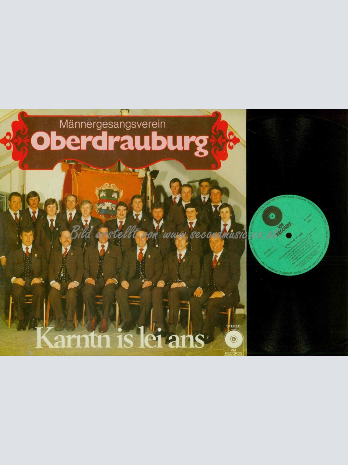 LP--Männergesangsverein Oberdrauburg – Karntn Is Lei Ans  / NM