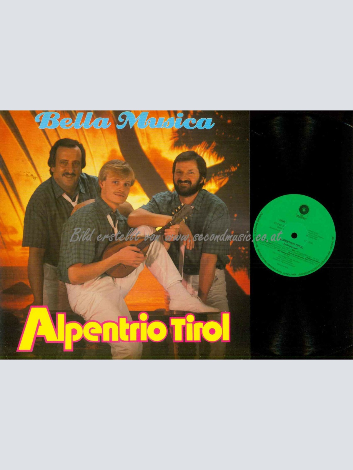LP--Alpentrio Tirol – Bella Musica  / NM