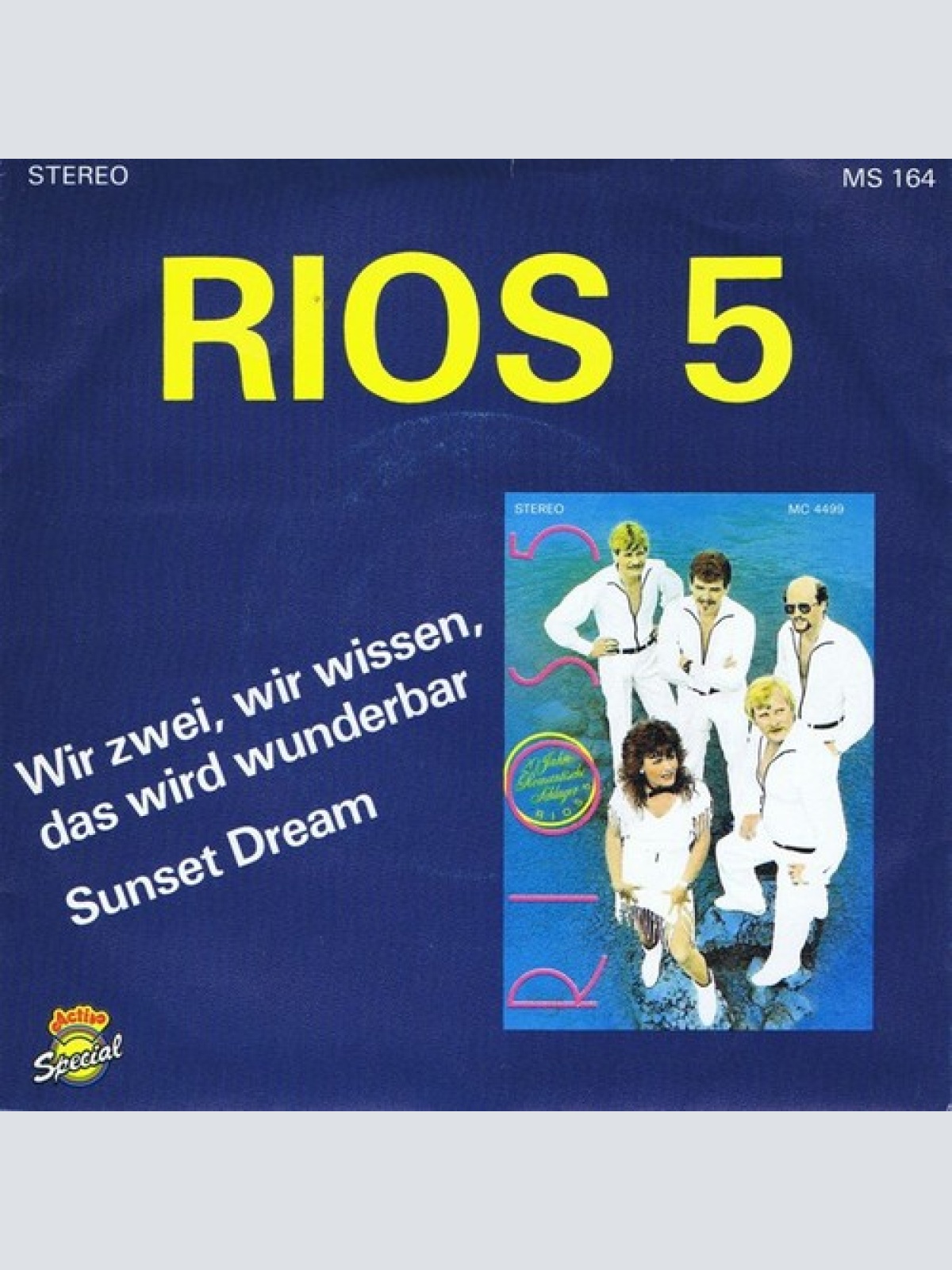 7", Single Rios 5 - Wir Zwei, Wir Wissen, Das Wird Wunderbar