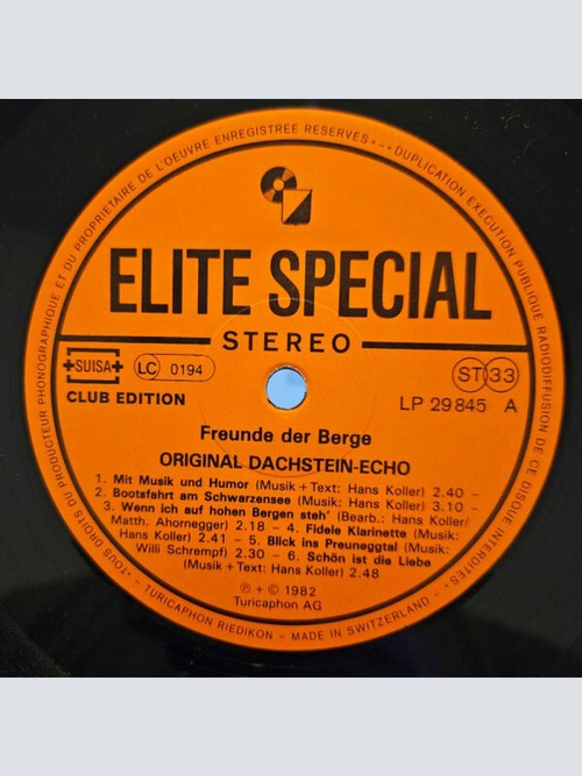 LP, Album, Club Original Dachstein Echo - Freunde Der Berge