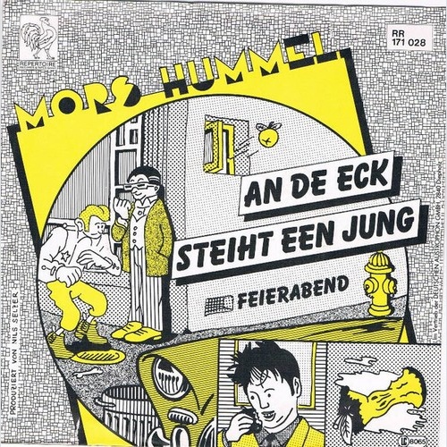 7", Single Mors Hummel - An De Eck Steiht Een Jung