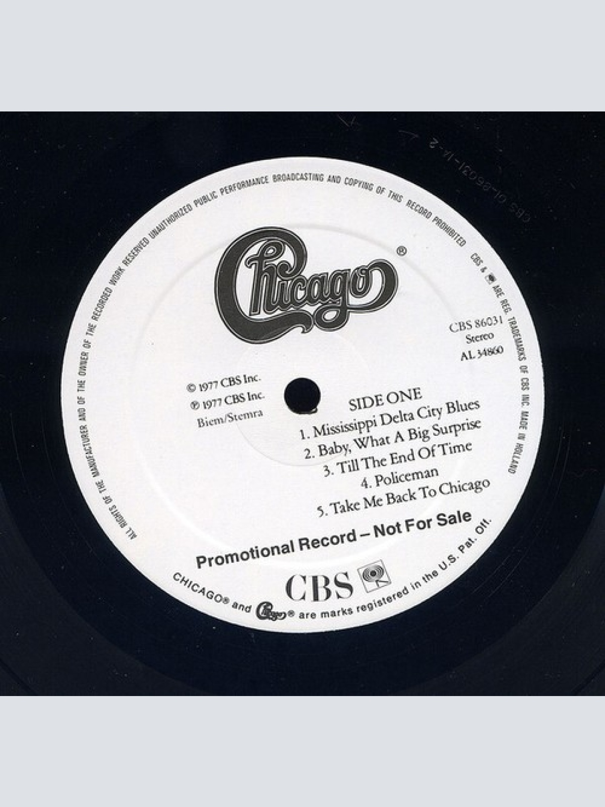 LP, Album, Promo Chicago (2) - Chicago XI