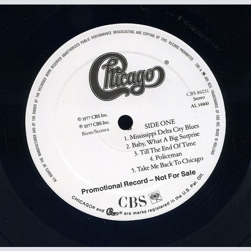 LP, Album, Promo Chicago (2) - Chicago XI