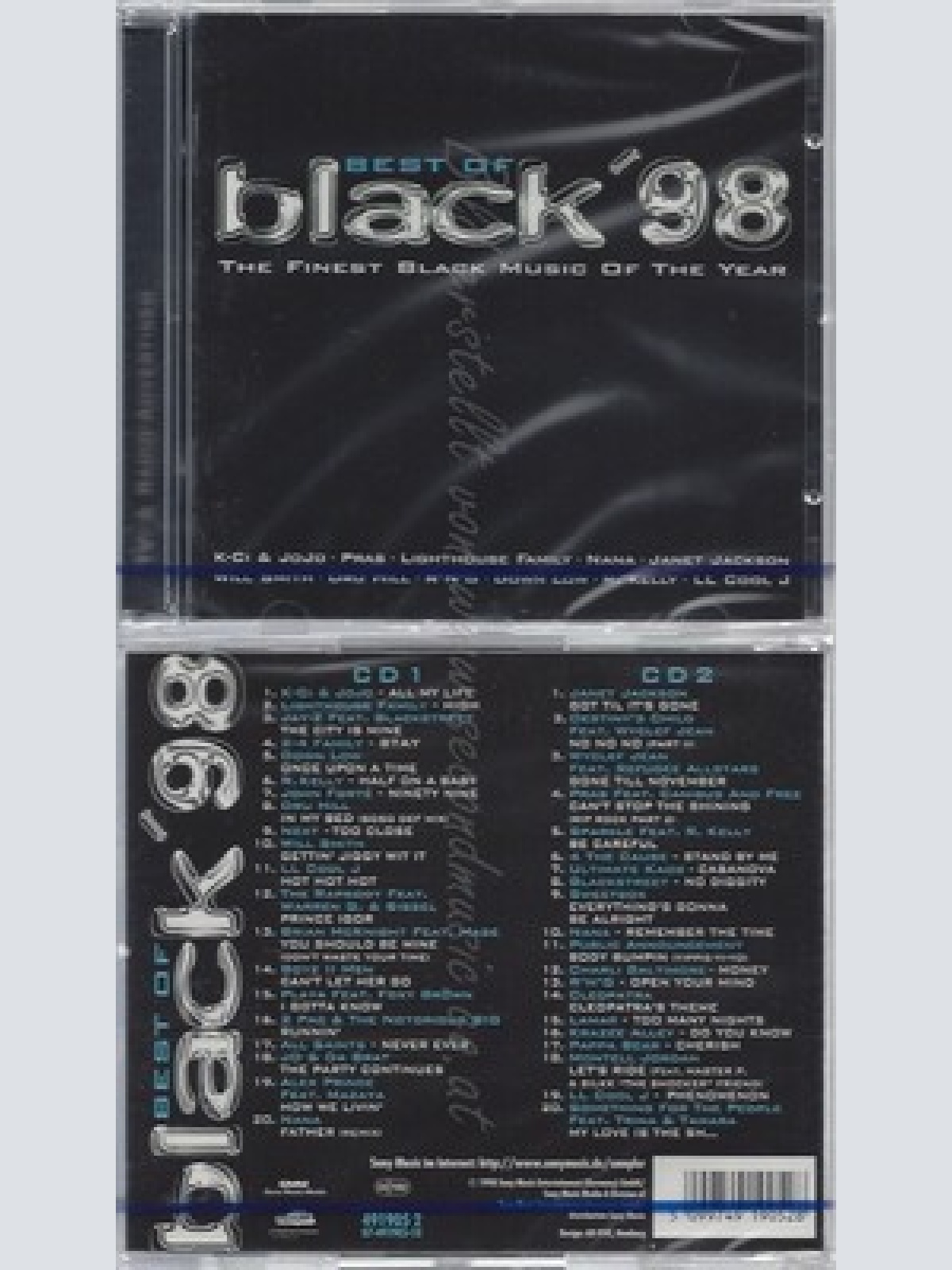 CD--NM-SEALED-VARIOUS -1998- - DOPPEL-CD -- BEST OF BLACK'98