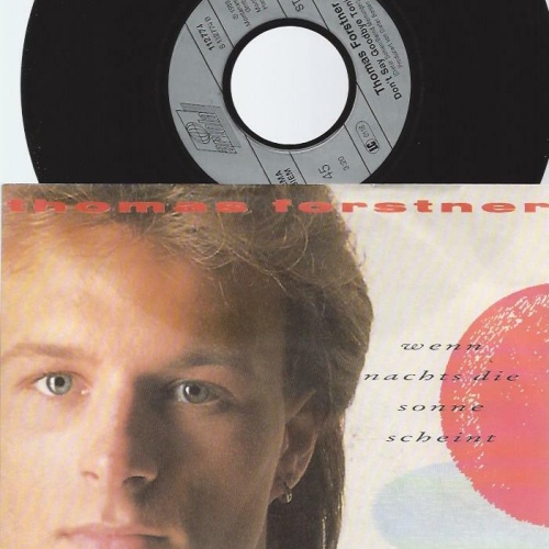 7" Thomas Forstner – Wenn Nachts Die Sonne Scheint