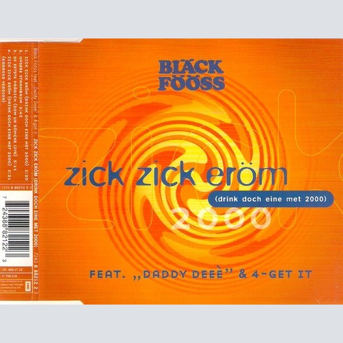 CD, Maxi Bläck Fööss Feat. "Daddy Deeè" & 4-Get It - Zick Zick Eröm (Drink Do...