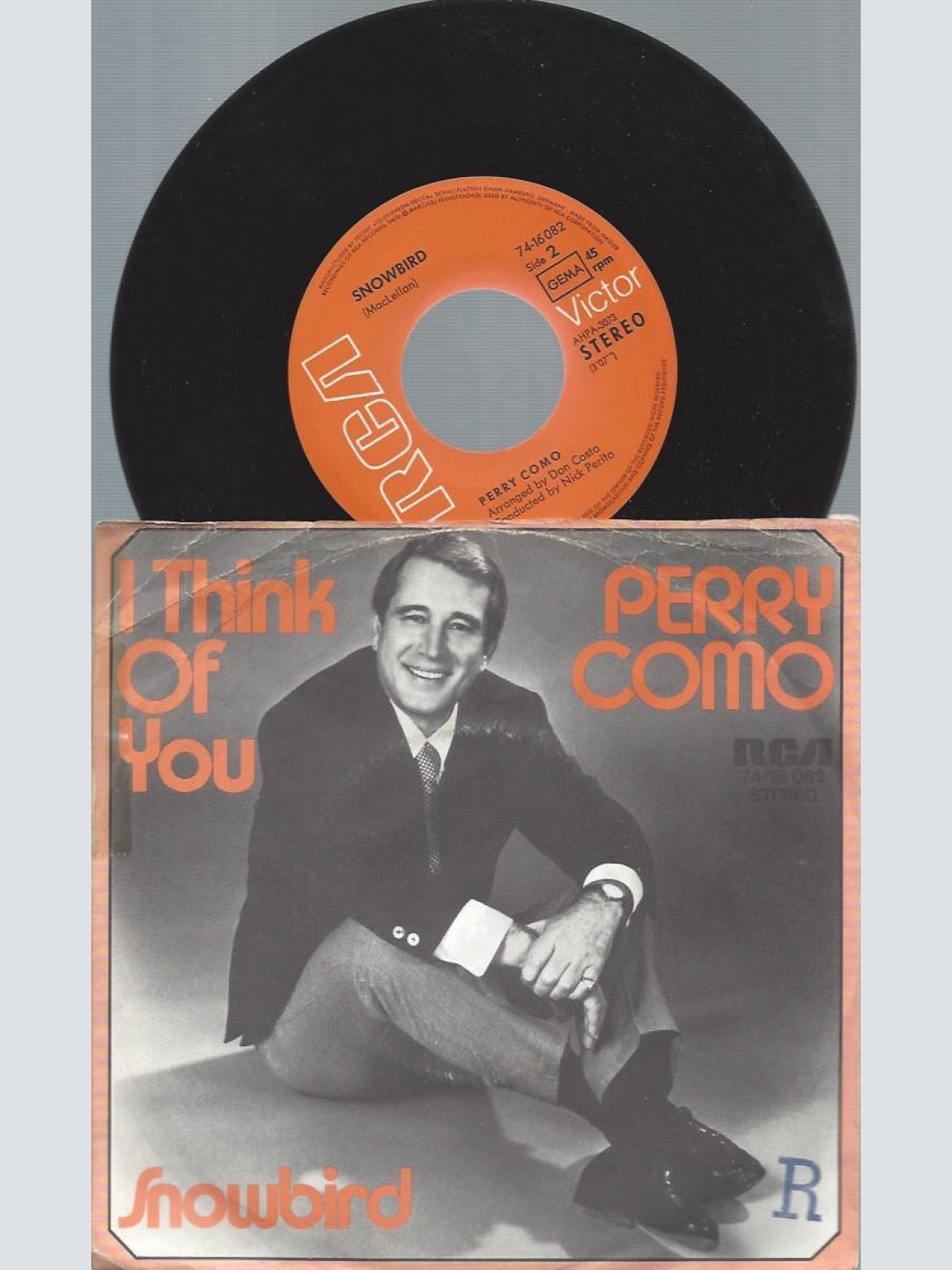 7"  Perry Como  I Think Of You