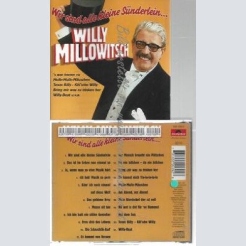 CD--WILLY MILLOWITSCH--WIR SIND ALLE KLEINE SÜNDERLE