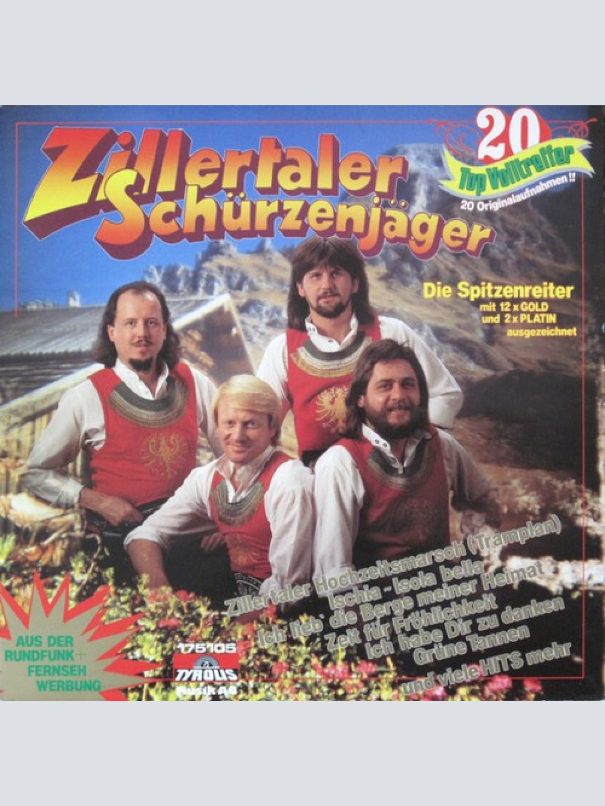 LP, Comp Zillertaler Schürzenjäger - Zillertaler Schürzenjäger - 20 Top Vollt...