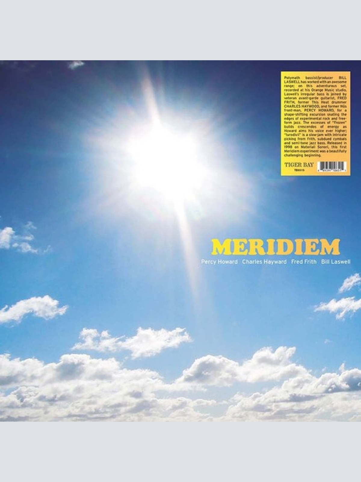 LP, Album, RE Percy Howard, Charles Hayward, Fred Frith, Bill Laswell - Meridiem