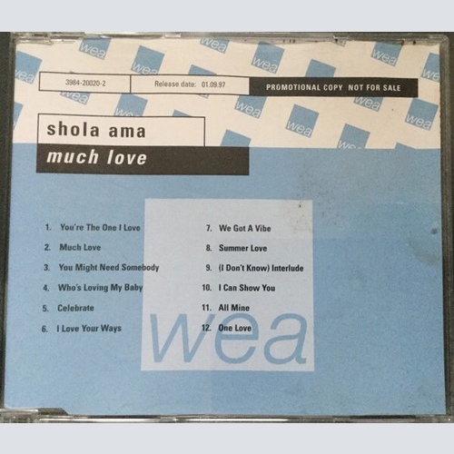 CD, Album, Promo Shola Ama - Much Love