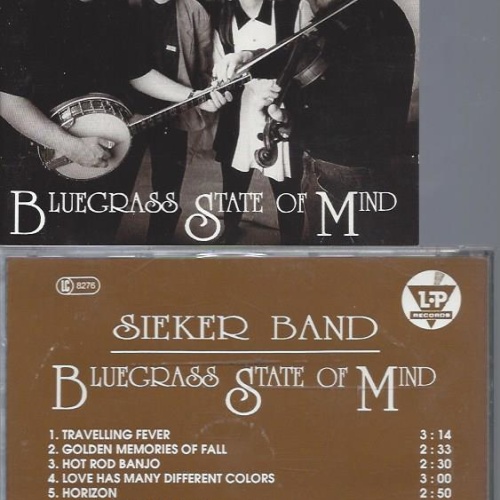 CD--SIEKER BAND BLUEGRASS STATE OF MIND