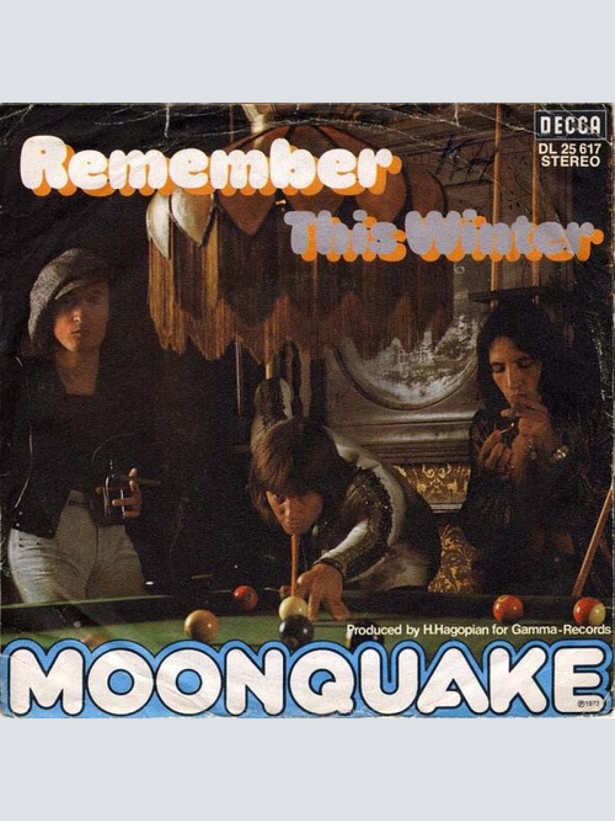 7", Single Moonquake - Remember / This Winter