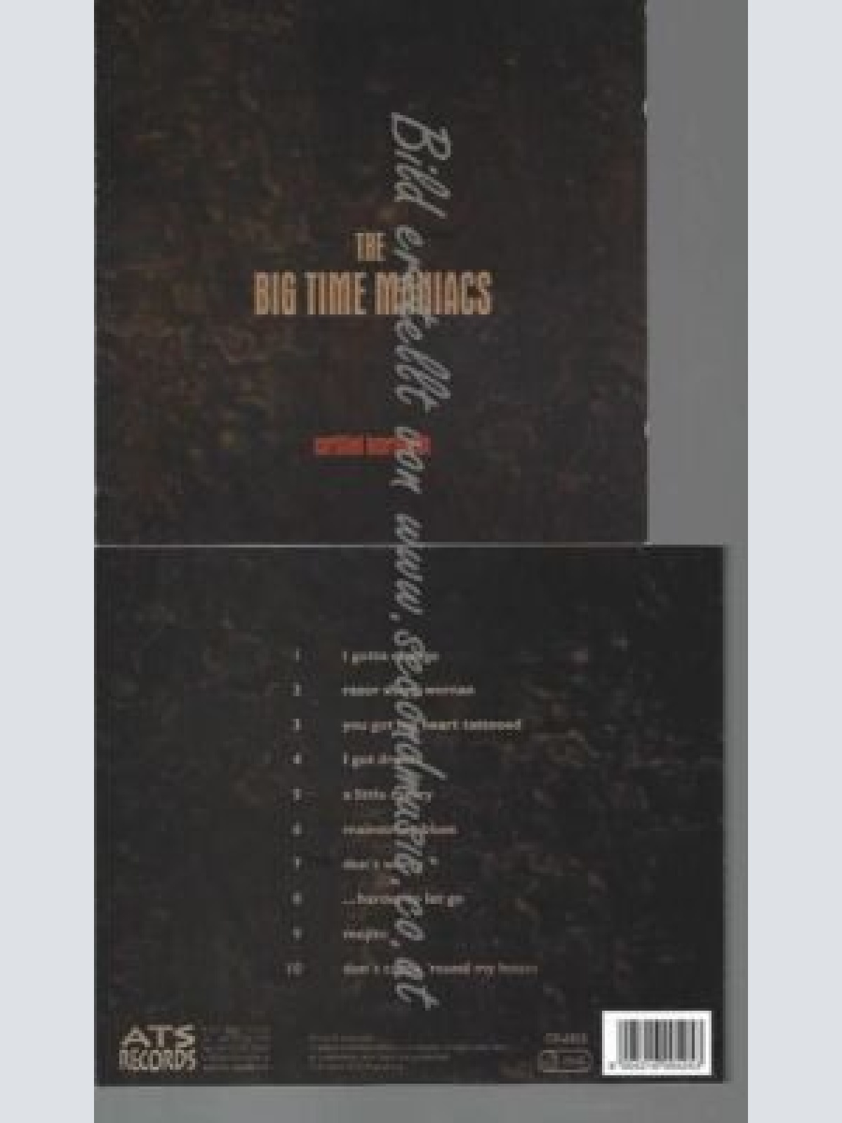 CD--BIG TIME MANIACS | --CERTIFIED HEARTBREAK