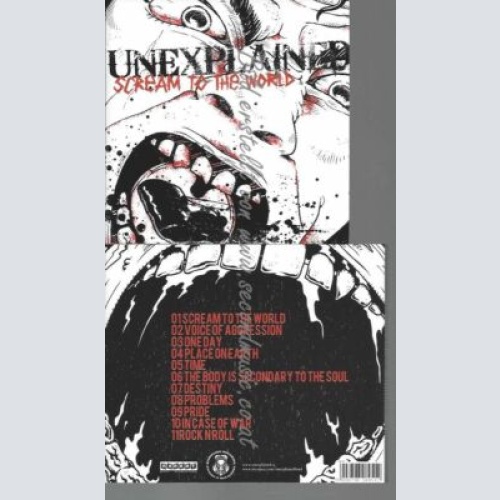 CD--UNEXPLAINED--SCREAM TO THE WORLD