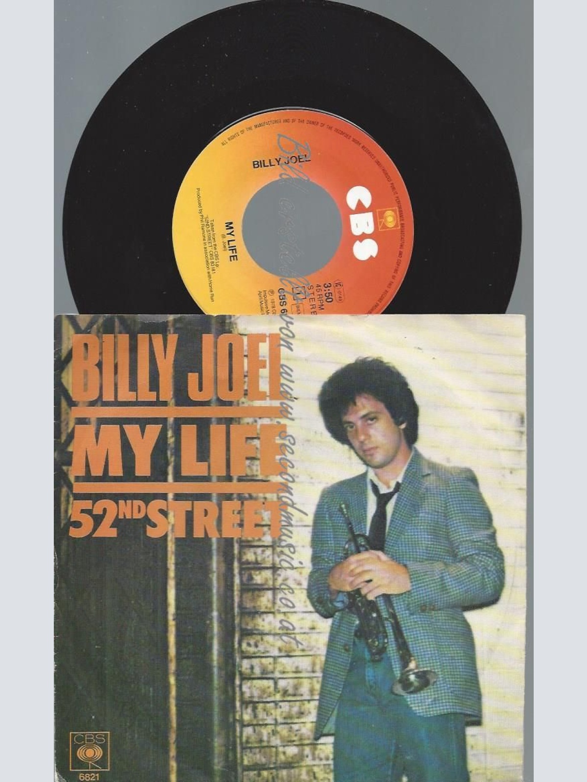 7"    Billy Joel  My Life