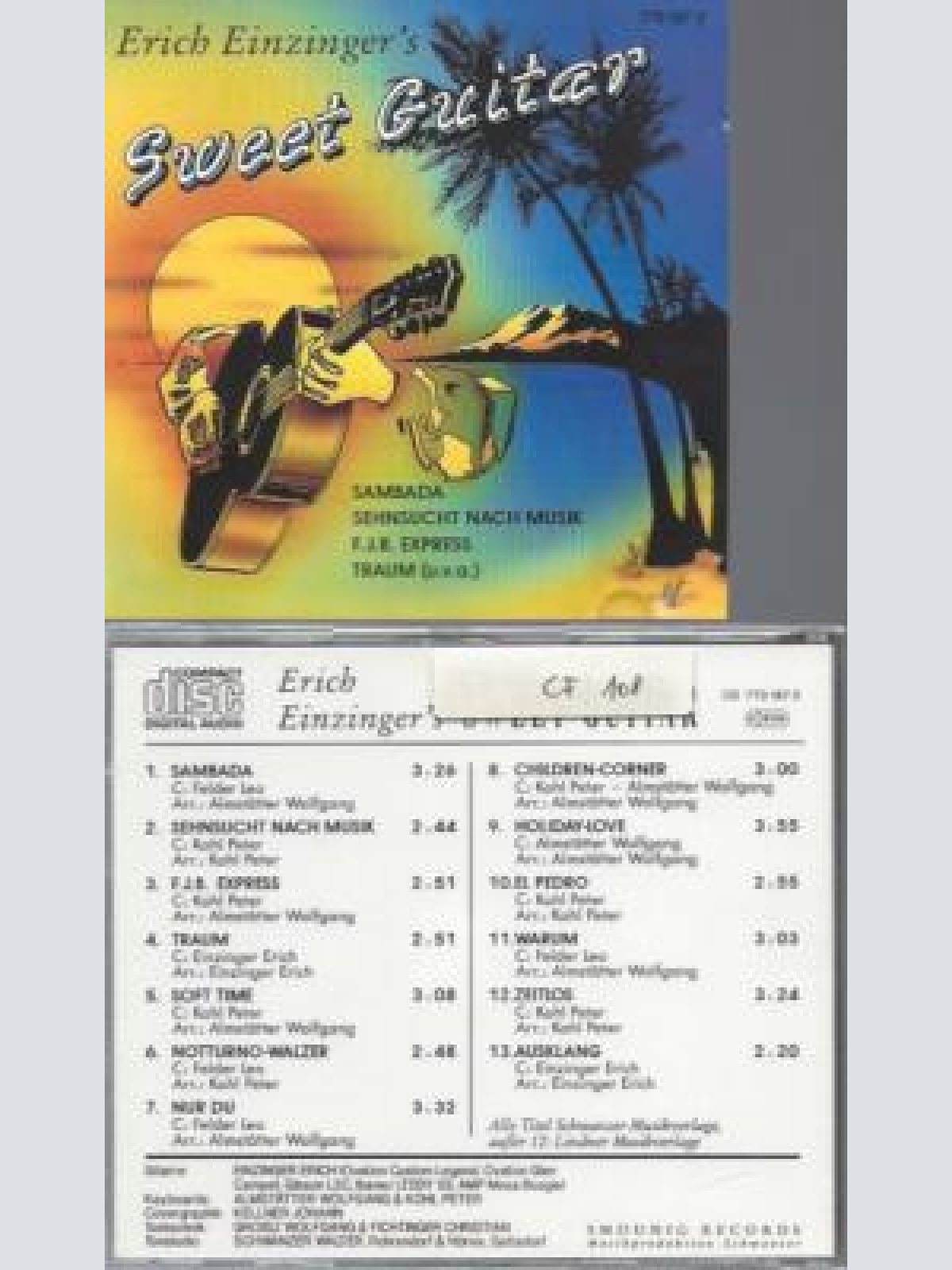 CD - Erich Enzinger's Sweet Guitar