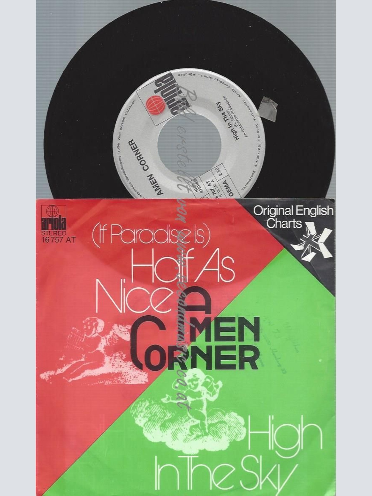 7"   Amen Corner  High In The Sky