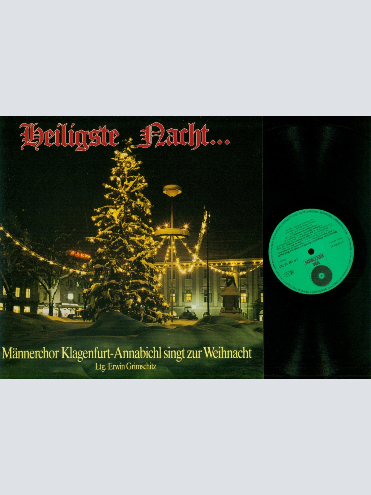 LP--Männerchor Klagenfurt Annabichl – Heiligste Nacht / NM