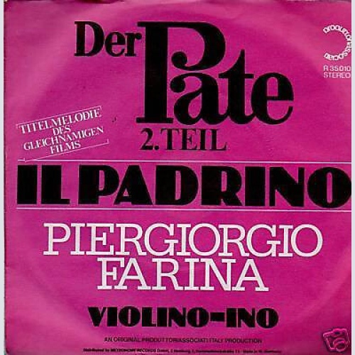 7", Single Piergiorgio Farina - Der Pate 2. Teil / Violino - Ino