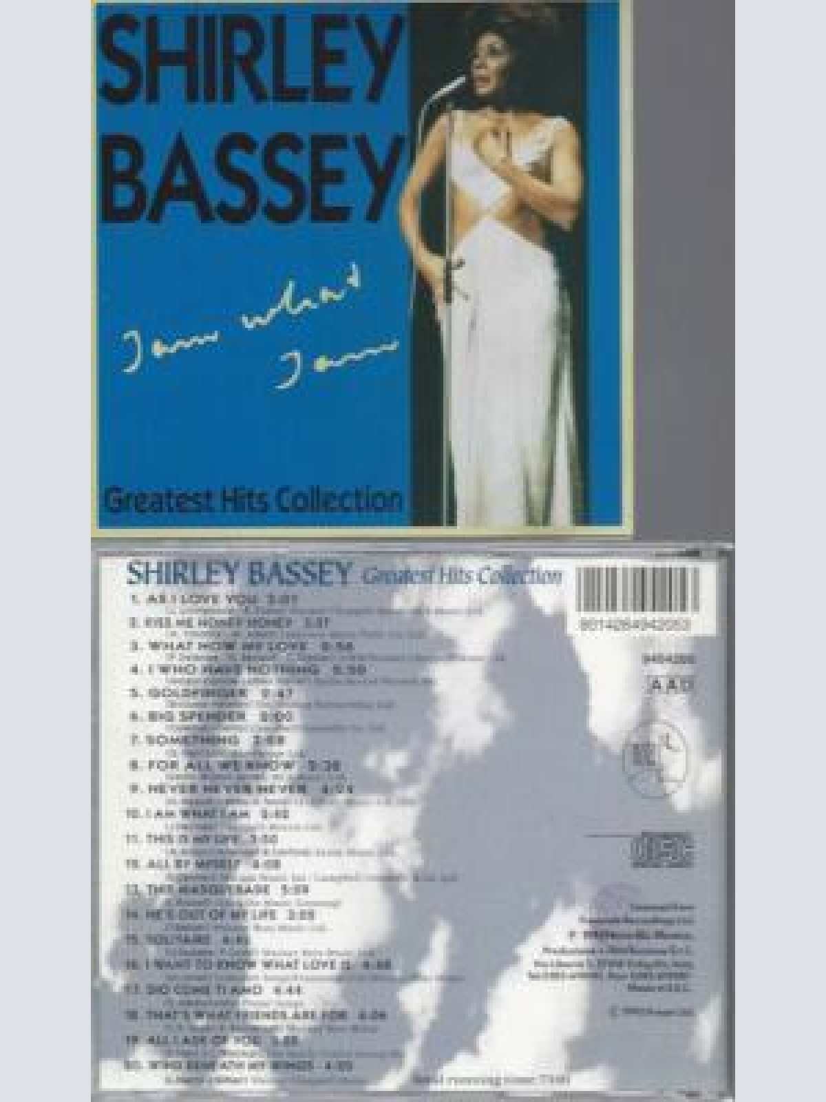 CD -  Shirley Bassey – Greatest Hits Collection - I Am What I Am