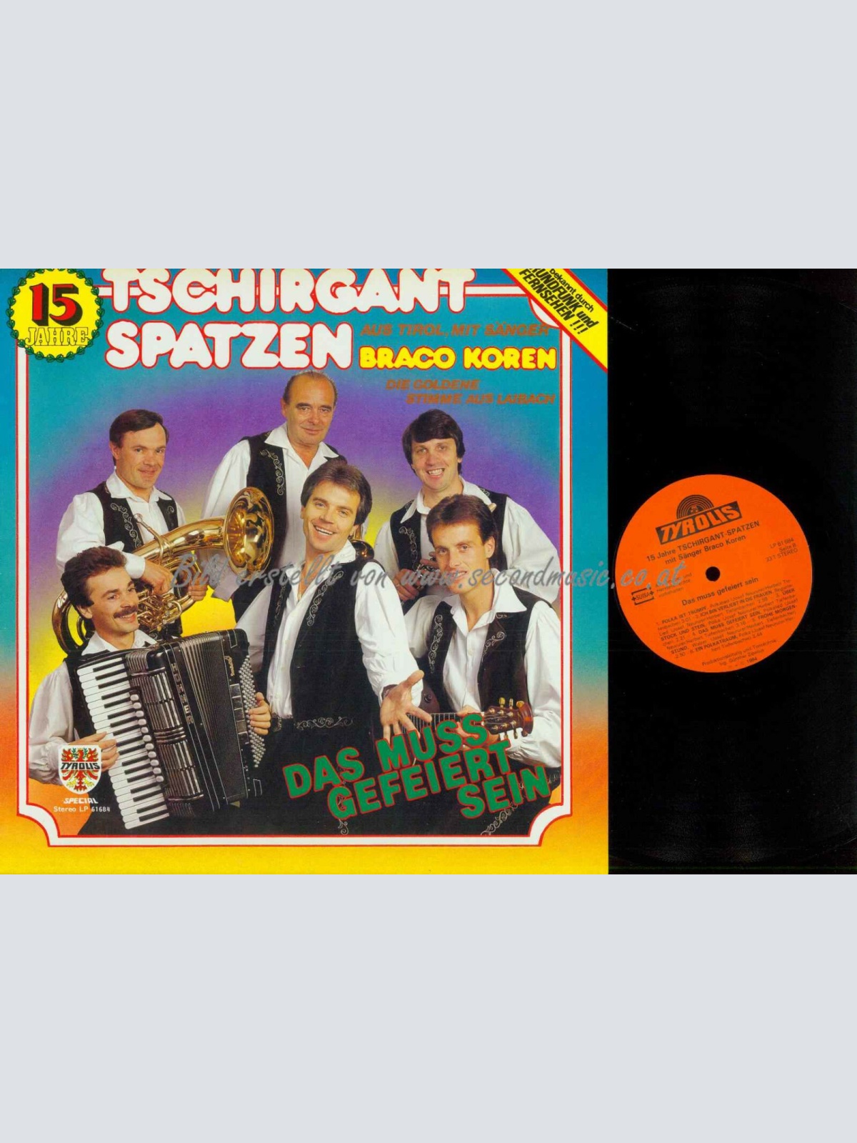 LP-- Tschirgant Spatzen mit Braco Koren  -- 15 jahre   // NM /NM