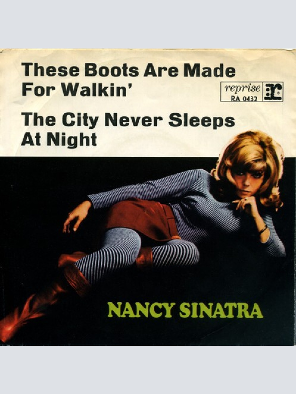 7", Single, Mono Nancy Sinatra - These Boots Are Made For Walkin' / The City ...