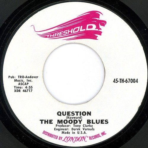 7", Single, Pit The Moody Blues - Question