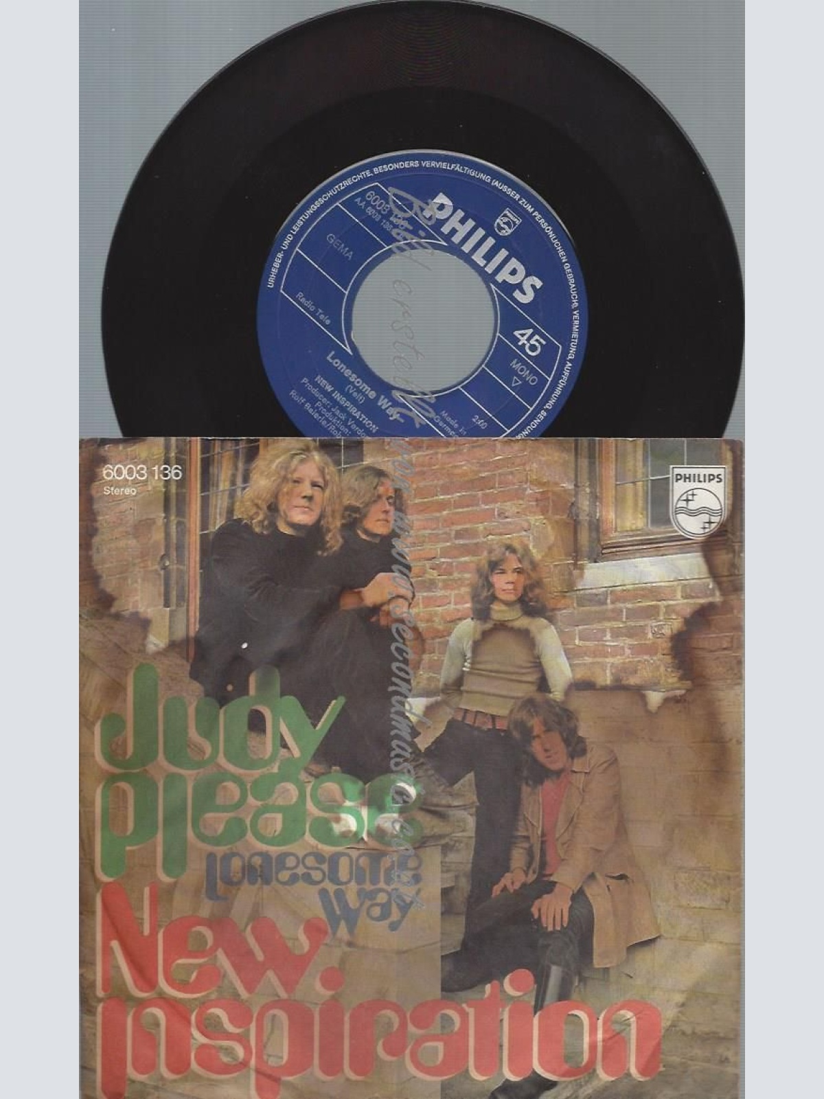 7"   New Inspiration – Judy Please