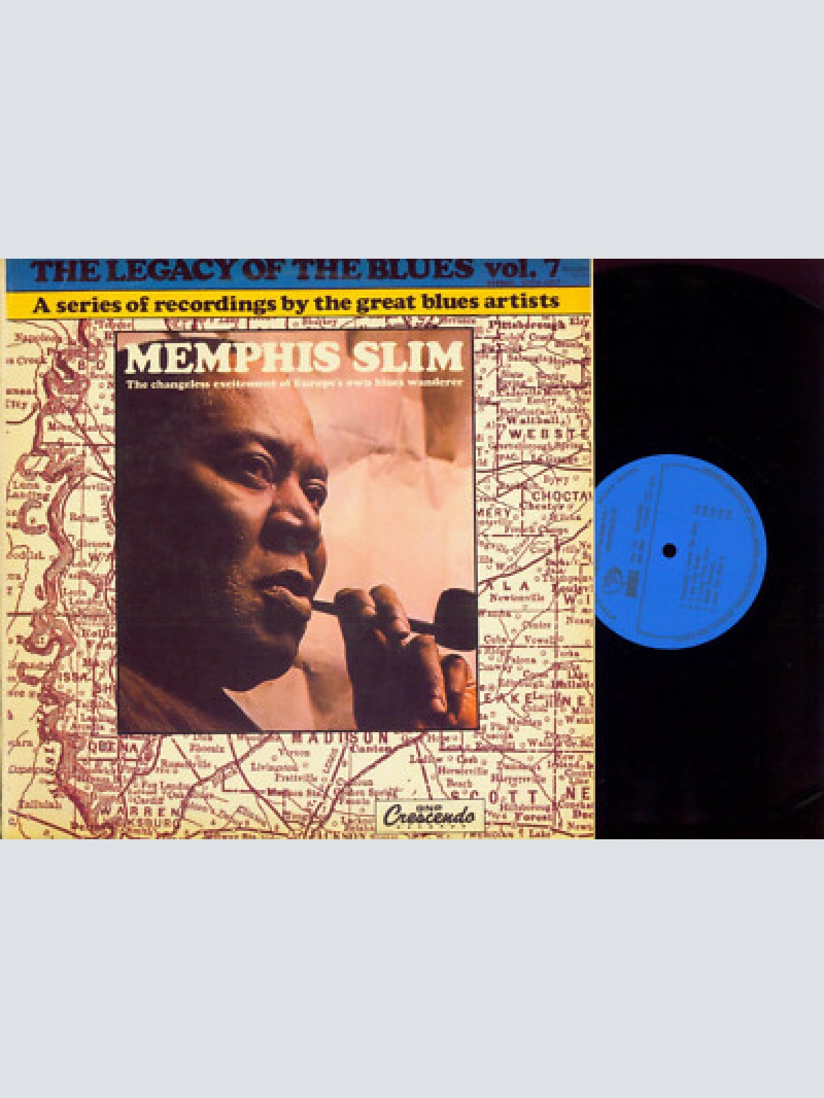 LP--Memphis Slim – The Legacy Of The Blues Vol. 7