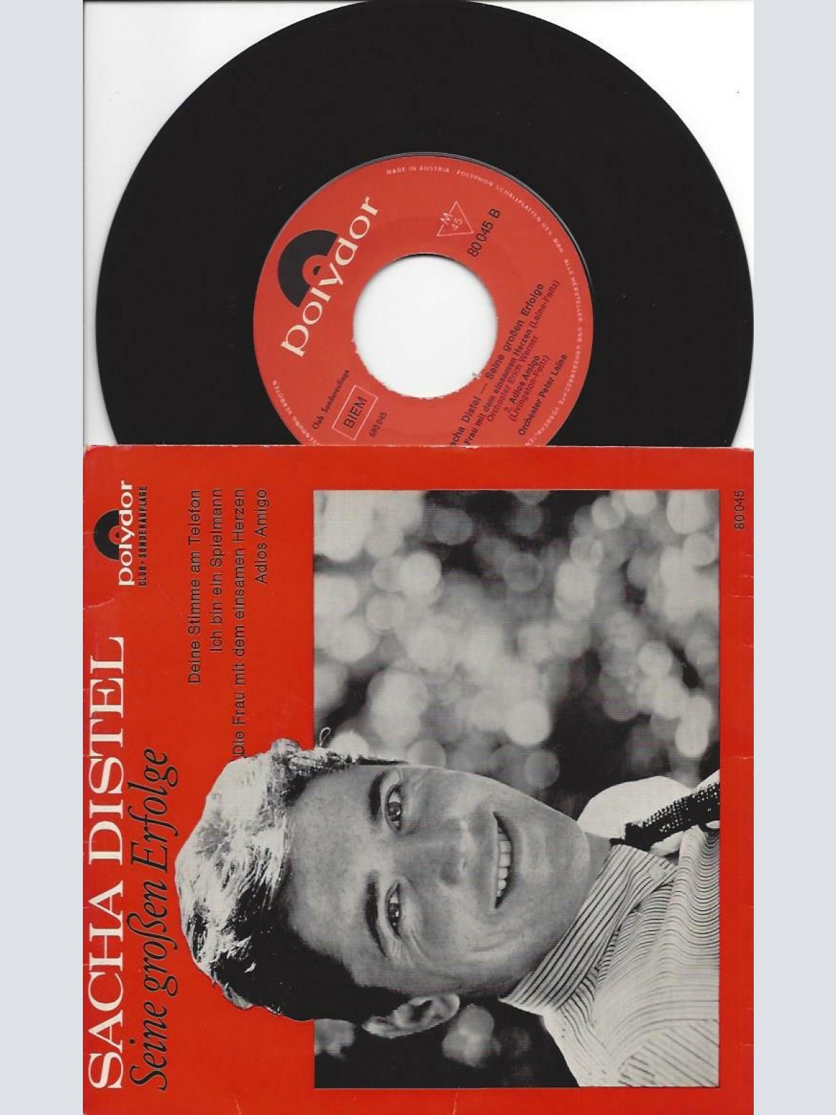 7"  Sacha Distel  Seine Großen Erfolge