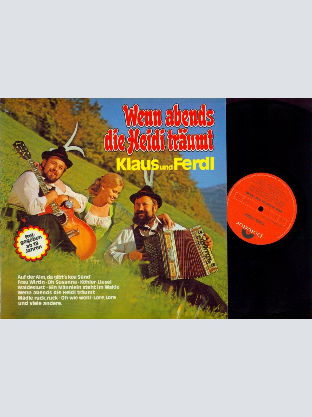 LP--Klaus Und Ferdl – Wenn Abends Die Heidi Träumt-- Club   //NM
