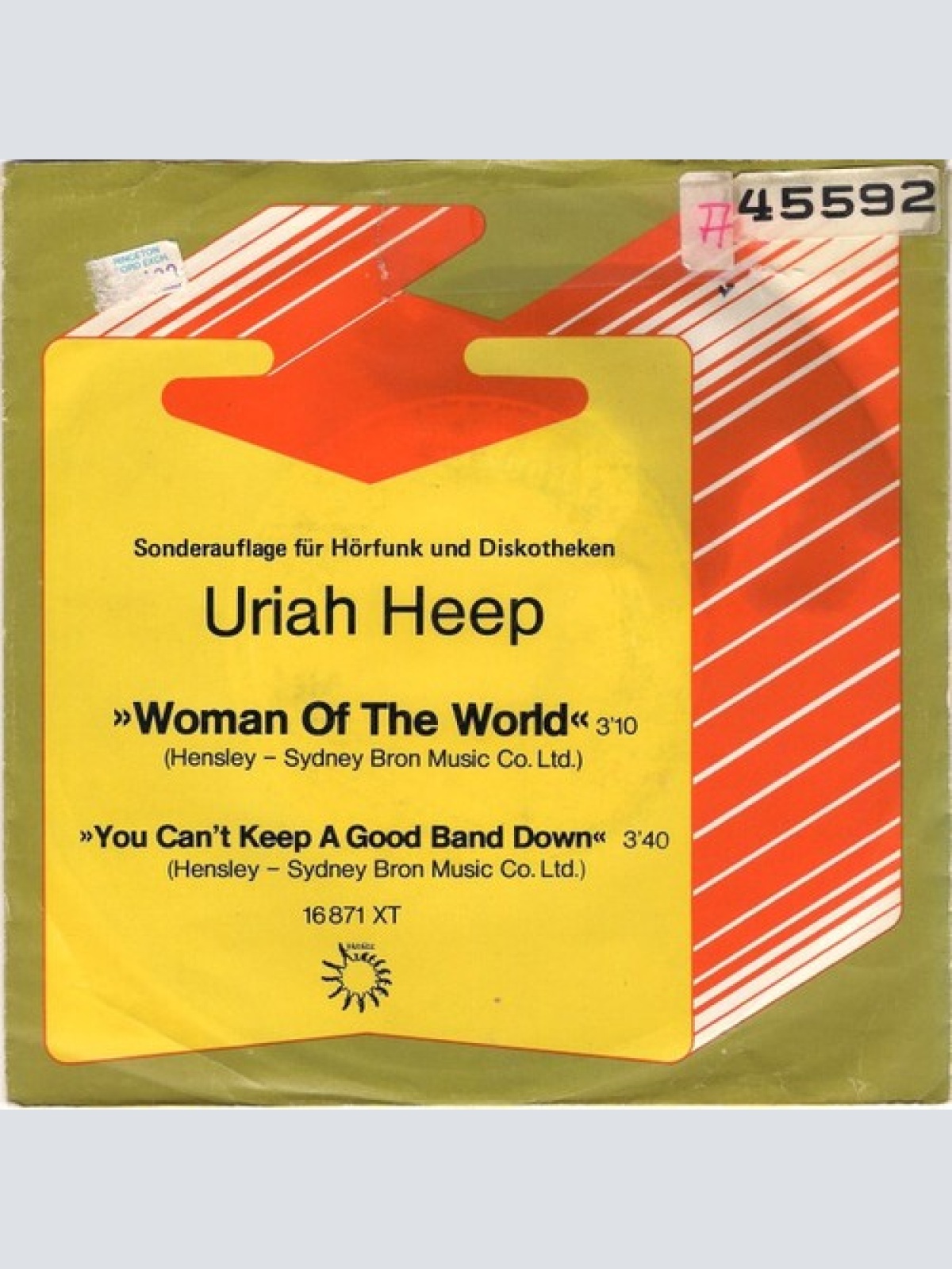 7", S/Edition Uriah Heep - Woman Of The World