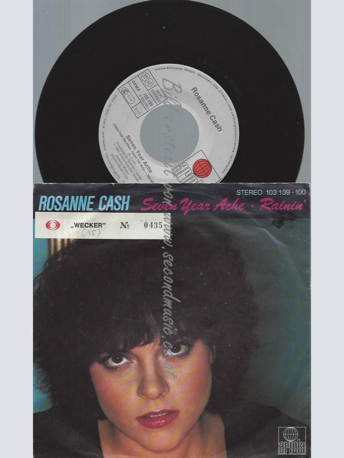 7"   Rosanne Cash  Seven Year Ache