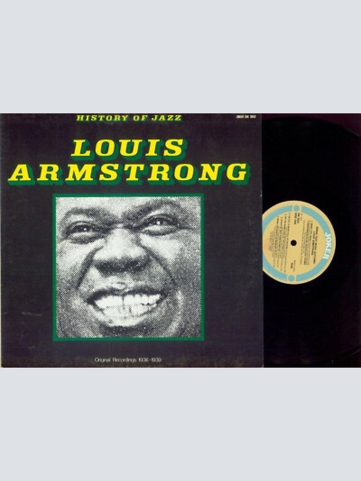 LP--Louis Armstrong – Swing That Music Satchmo