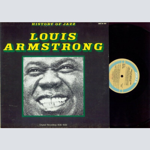 LP--Louis Armstrong – Swing That Music Satchmo