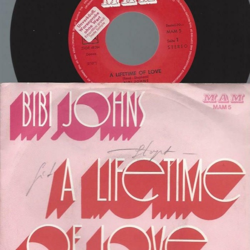 7" Bibi Johns – A Lifetime Of Love